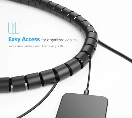 UGREEN Cable Management Sleeve 5M | 25mm Wire Organizer Tube | Home & Office | 30820 - Ugreen India