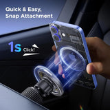 UGREEN Car Phone Mount for Magsafe Air Vent Car Mount Magnetic Phone Holder Compatible with iPhone 16 15 14 13 12 Pro Max, Strongest Magnet Grey (65764) - Ugreen India