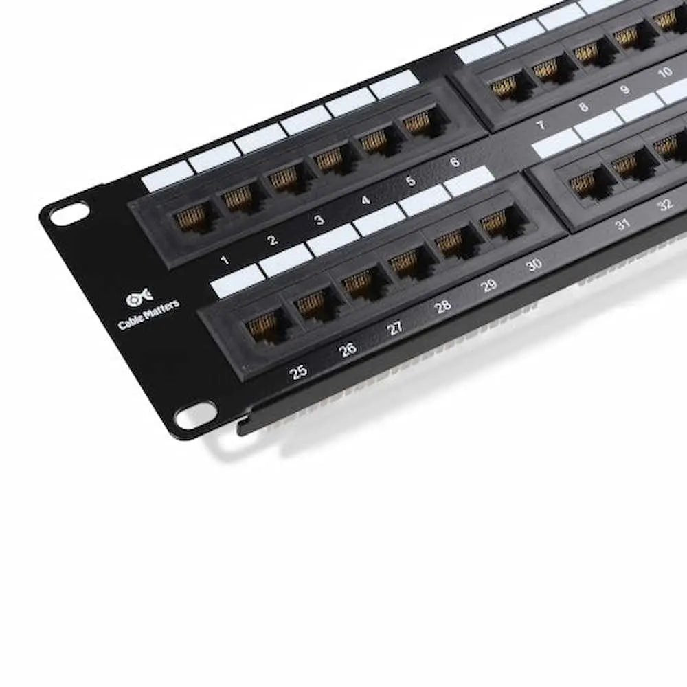 UGREEN Cat 6 1U 24 - Port UTP Patch Panel (70423) - Ugreen India