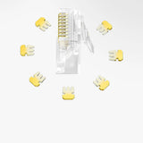 UGREEN Cat 6 U/UTP Unshielded Modular Plug Lan High - Speed Gigabit Network Compatible with Router Modem Smart TV PC & Laptop, 100 Pcs(60558) - Ugreen India
