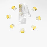UGREEN Cat 6 U/UTP Unshielded Modular Plug Lan High - Speed Gigabit Network Compatible with Router Modem Smart TV PC & Laptop, 100 Pcs(60558) - Ugreen India