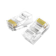 UGREEN Cat 6 U/UTP Unshielded Modular Plug Lan High - Speed Gigabit Network Compatible with Router Modem Smart TV PC & Laptop, 100 Pcs(60558) - Ugreen India
