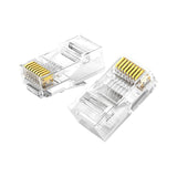 UGREEN Cat 6 U/UTP Unshielded Modular Plug Lan High - Speed Gigabit Network Compatible with Router Modem Smart TV PC & Laptop, 100 Pcs(60558) - Ugreen India