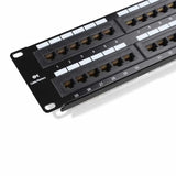 UGREEN Cat6 Patch Panel 24 - Port 1U Rack Mount, UTP Ethernet Network Panel for RJ45 LAN Cable Termination, Solid Construction for Data Center, Server, Office – (70423) - Ugreen India