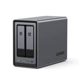 Ugreen DXP2800 Network Attached Storage 2 - Bay(SATA),Intel X86 12th Generation N Series 4 Cores 4 Threads, 8GB DDR5 RAM, 2.5GbE Lan port, eMMC 32GB, Diskless (25369) EU - Ugreen India