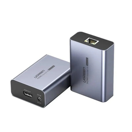 Ugreen Ethernet Extender 50m 1080p@60Hz HDMI Extension via Ethernet Cat5e Cat6 cable with IR remote control - Ugreen India