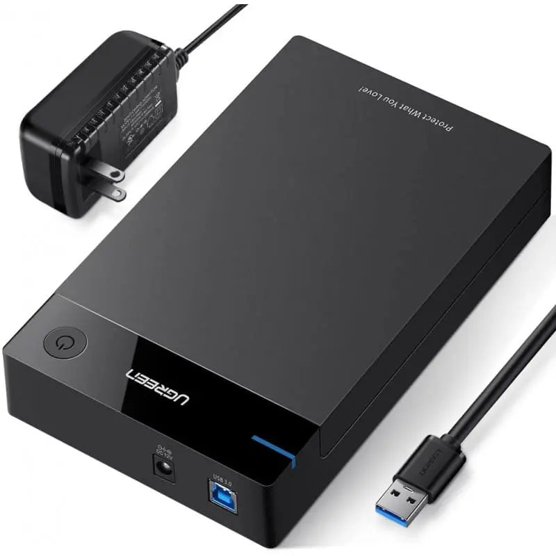 UGREEN External Enclosure for 3.5 2.5" SATA SSD HDD USB 3.0 to SATA III Hard Drive Case with UASP(50422) - Ugreen India