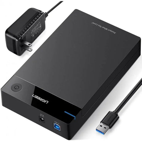 UGREEN External Enclosure for 3.5 2.5" SATA SSD HDD USB 3.0 to SATA III Hard Drive Case with UASP(50422) - Ugreen India