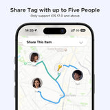UGREEN FineTrack Smart Finder Compatible with Apple Find My (iOS Only) 2 - Year Replaceable Battery Bluetooth Tracker Tags, Item Finder Smart Tag for Key Luggage Passport with Alarm& Left - Behind Remind (45297) - Ugreen India