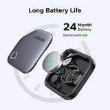 UGREEN FineTrack Smart Finder Compatible with Apple Find My (iOS Only) 2 - Year Replaceable Battery Bluetooth Tracker Tags, Item Finder Smart Tag for Key Luggage Passport with Alarm& Left - Behind Remind (45297) - Ugreen India