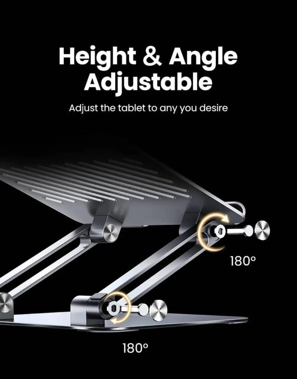 Ugreen Foldable & Adjustable Aluminum Laptop Stand (40291) - Ugreen India