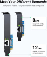 UGREEN Gigabit 10/100/1000Mbps Ethernet PCI Express Network Controller Card for Desktop PC etc. (30771) - Ugreen India
