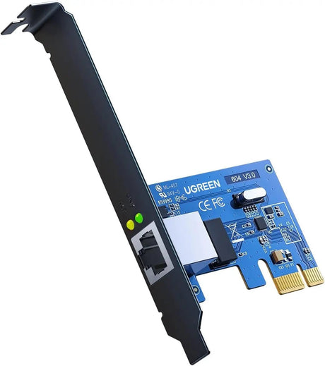 UGREEN Gigabit 10/100/1000Mbps Ethernet PCI Express Network Controller Card for Desktop PC etc. (30771) - Ugreen India