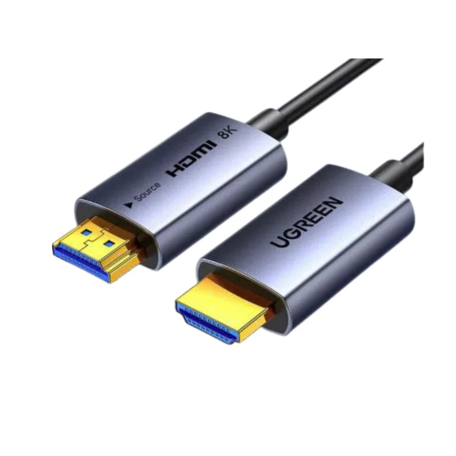 UGREEN 25M HDMI 2.1 8K@60Hz Fiber Optic Male to Male Cable Aluminum Shell (55507)
