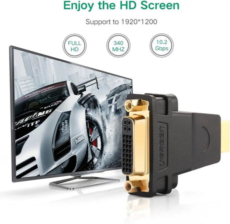 UGREEN HDMI Male to DVI (24+5) Female Adapter (20123) - Ugreen India