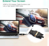 UGREEN HDMI Male to DVI (24+5) Female Adapter (20123) - Ugreen India