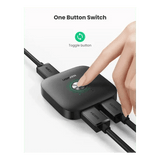 UGREEN HDMI Switch 2 In 1 Out, Bi - Directional HDMI Splitter Support 4K@60Hz, Full HD 1080P, 3D Compatible with TV, Monitor, Projector (80126) - Ugreen India