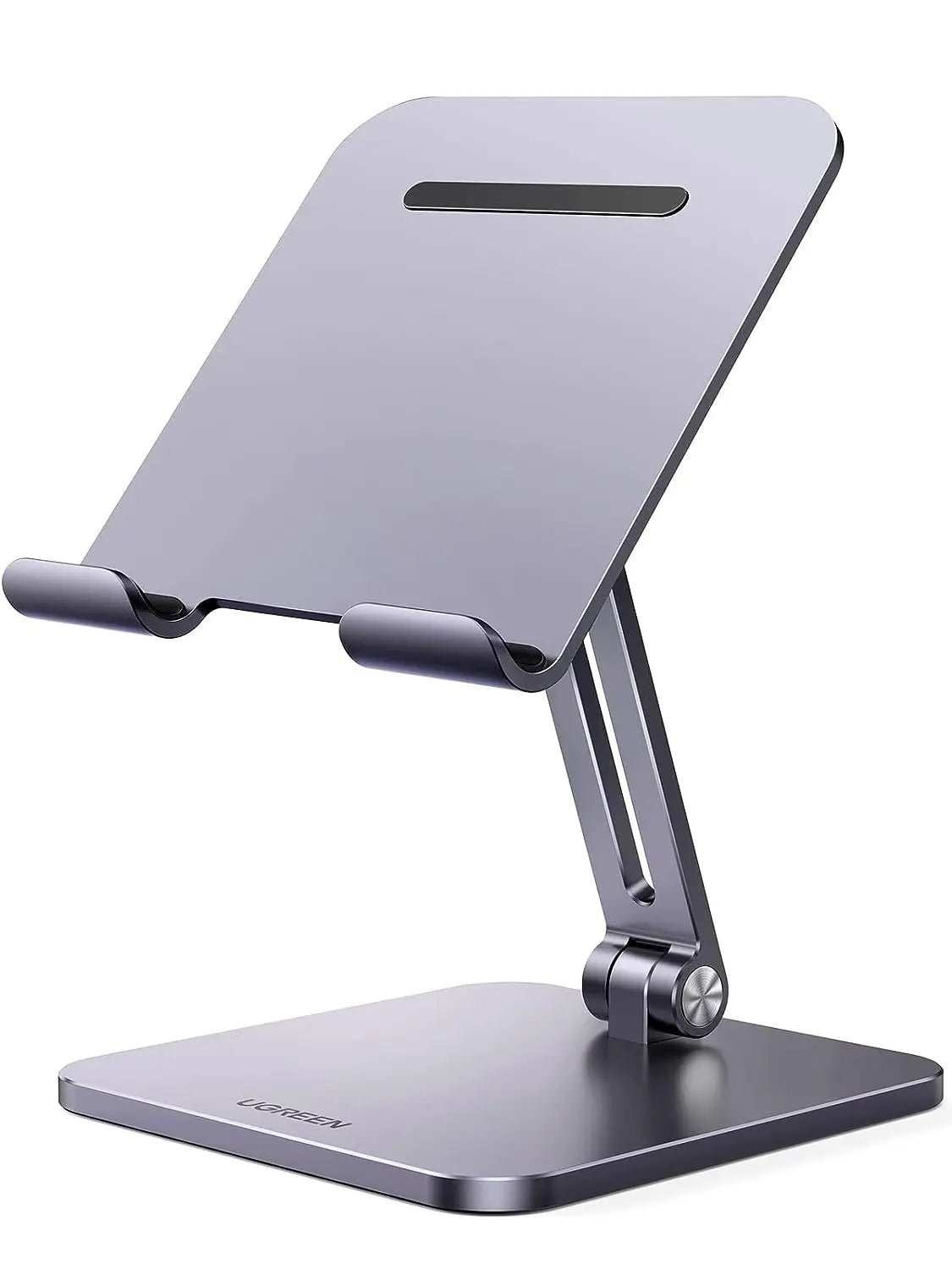 UGREEN Height Adjustable Aluminum Portable Mobile / Tablet Stand Compatible with ipad pro 12.9, 9.7, 10.5, ipad air Mini 4 3 2, iPhone 12 pro max, Nintendo Switch Tabletop etc. (40393) - Ugreen India