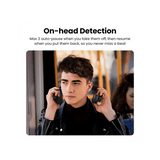 UGREEN HiTune Max 3 Hybrid Active Noise Cancelling Wireless Bluetooth Over - Ear Headphone With Transparency Mode, 3D Spatial Audio, 40mm Composite Driver Unit, 60H Playtime, Auto Detection (90422) - Ugreen India