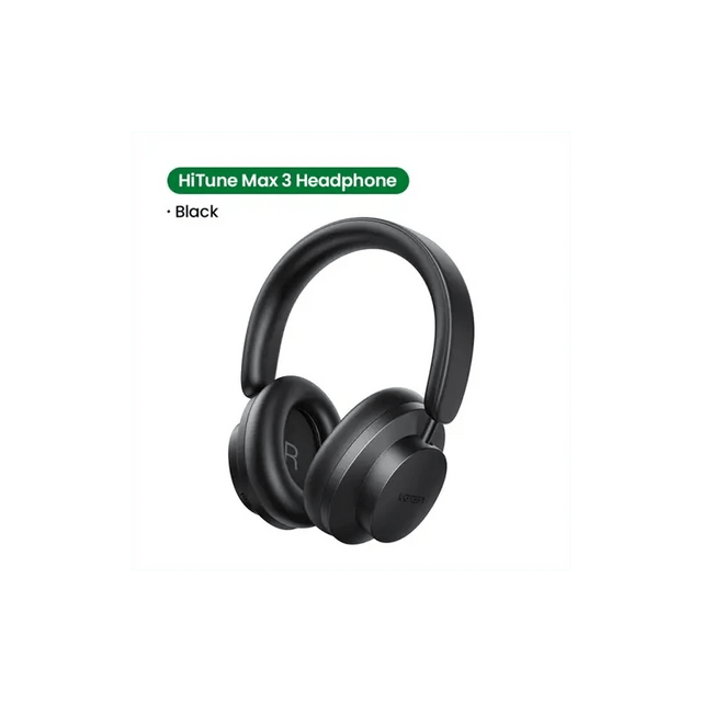 UGREEN HiTune Max 3 Hybrid Active Noise Cancelling Wireless Bluetooth Over - Ear Headphone With Transparency Mode, 3D Spatial Audio, 40mm Composite Driver Unit, 60H Playtime, Auto Detection (90422) - Ugreen India