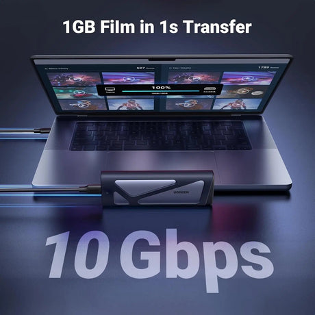 UGREEN M.2 NVMe SATA SSD Enclosure 10Gbps USB 3.2 Gen 2 for M and M&B Key Solid State Drive External Case Support UASP & Trim in Size 2230/2242 /2260/2280 SSDs (15813) - Ugreen India