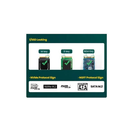 UGREEN M.2 NVMe to PCIe 3.0 x4 Adapter Card, Internal Expansion Card Converter for NVMe M - Key SSD 2230/2242/2260/2280, High Speed PCI Express Riser Card Compatible with Desktop PC – Black (70504) - Ugreen India