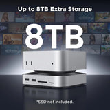 UGREEN Mac mini M4 Dock, 11 - in - 1 USB C Hub with 8TB M.2 NVMe Enclosure 10Gbps, 5X USB - A and 2X Type C Data Ports, SD/TF Card Slot, Docking Station & Stand for Mac mini M4/M4 Pro (65487) - Ugreen India