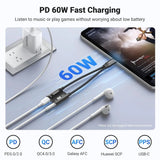 UGREEN Magnetic 2 in 1 USB C to 3.5mm Audio Adapter and Charger(25837) - Ugreen India