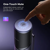 UGREEN Microphone for PC, USB Mic with RGB Lights, Mute Button, 24bit/96kHz, Cardioid Polar Pattern, Volume Control, Condenser Microphone for Streaming, Gaming, Podcasting, Recording, Laptop, PS5 (35629) - Ugreen India