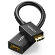 UGREEN Mini HDMI to HDMI Cable Adapter, 4K@60Hz Mini HDMI Male to HDMI Female Converter for Camera, Tablet, Graphics Card, HDTV, Projector – Black (20137) - Ugreen India