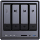 UGREEN NASync DXP4800 4 - Bay Desktop NAS, Intel N100 Quad - core CPU, 8GB DDR5 RAM, 32G eMMC, 2 * 2.5GbE, 2 * M.2 NVMe Slots, 4K HDMI, Diskless (25372B) EU - Ugreen India