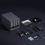 UGREEN NASync DXP4800 4 - Bay Desktop NAS, Intel N100 Quad - core CPU, 8GB DDR5 RAM, 32G eMMC, 2 * 2.5GbE, 2 * M.2 NVMe Slots, 4K HDMI, Diskless (25372B) EU - Ugreen India