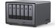 UGREEN NASync DXP6800 Pro 6 - Bay Desktop NAS, Intel i5 1235u 10 - Core CPU, 8GB DDR5 RAM, 128G SSD, 2 * 10GbE, 2 * M.2 NVMe Slots, 8K HDMI, 2 * TBT4, Network Attached Storage, Diskless (25899B) EU - Ugreen India