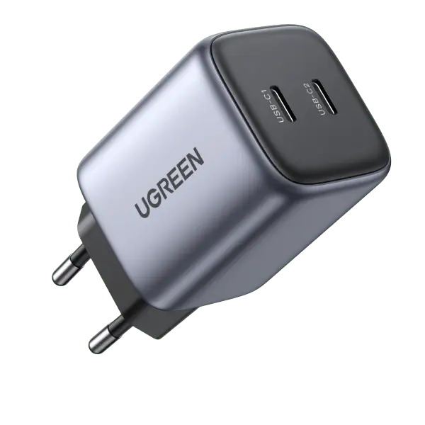 UGREEN 45W Nexode 2-Port USB C Charger GaN II Tech Galaxy S22 Ultra S21 MacBook Air iPhone 14 Pro Max Plus Wall (90573)