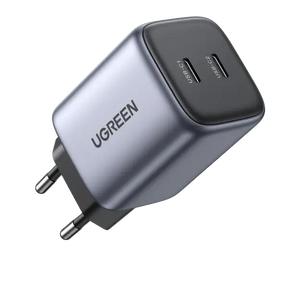 UGREEN 45W Nexode 2-Port USB C Charger GaN II Tech Galaxy S22 Ultra S21 MacBook Air iPhone 14 Pro Max Plus Wall (90573) Ugreen