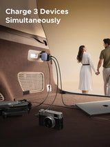 UGREEN  70CM Nexode Car Charger 90W with Retractable USB-C Cable (55909B)