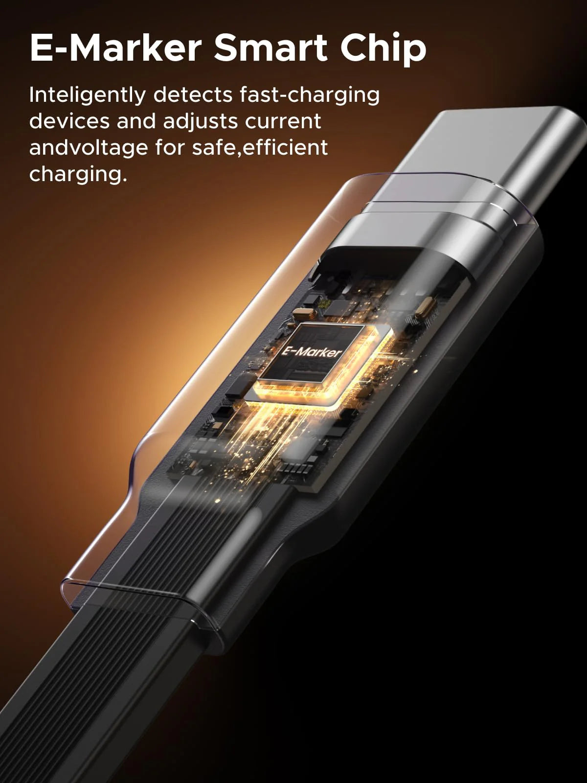 UGREEN USB-C to USB-C PD Fast Charging Retractable Cable 100W Max 1m (65905)
