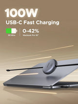 UGREEN USB-C to USB-C PD Fast Charging Retractable Cable 100W Max 1m (65905)