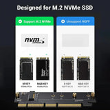 UGREEN NVMe PCIe Adapter, PCIe Gen4 x16 to M.2 Expansion Card, Supports NVMe M.2 SSDs 2230/2242/2260/2280, High - Speed 64Gbps for Desktop PC (30715) - Ugreen India