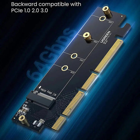 UGREEN NVMe PCIe Adapter, PCIe Gen4 x16 to M.2 Expansion Card, Supports NVMe M.2 SSDs 2230/2242/2260/2280, High - Speed 64Gbps for Desktop PC (30715) - Ugreen India