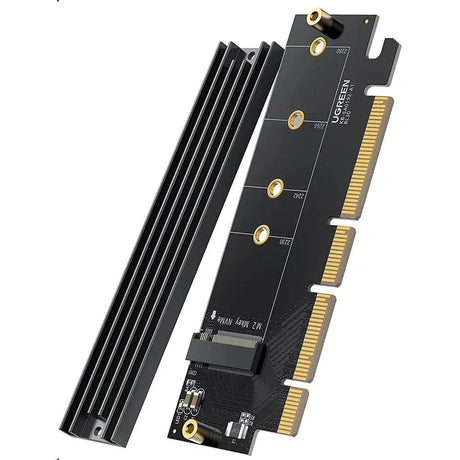 UGREEN NVMe PCIe Adapter, PCIe Gen4 x16 to M.2 Expansion Card, Supports NVMe M.2 SSDs 2230/2242/2260/2280, High - Speed 64Gbps for Desktop PC (30715) - Ugreen India