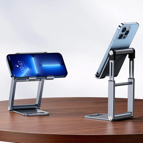 UGREEN Phone Stand for Desk Cell Phone Stand Holder Adjustable Height Phone Holder Foldable Portable Compatible with iPhone 13 Pro Max 12 11 XS XS XR iPhone SE Samsung Galaxy S22 Ultra 4 - 7.9'' (50324) - Ugreen India