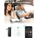 UGREEN Portable Wireless Bluetooth 5.0 Receiver For Car 3.5mm Aux Stereo Output Built - in Microphone - Ugreen India