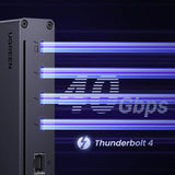 UGREEN Revodok Max 208 Thunderbolt 4 Dock, 8 - in - 1 40Gbps Thunderbolt 4 Hub with 3 x Thunderbolt 4 Dual 4K@60Hz or Single 8K Display, 85W Charging, Gigabit Ethernet, 3 x USB A 3.2 for MacBook Laptops (25053) - Ugreen India