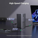 UGREEN Revodok Max 213 Thunderbolt 4 Dock, 13 - in - 1 40Gbps Docking Station with Dual 4K@60Hz or Single 8K Display, 90W Charging for Laptop, 2.5GbE, SD/TF 4.0 for MacBook Windows PC Laptops and More (25054) - Ugreen India