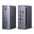 UGREEN Revodok Max 213 Thunderbolt 4 Dock, 13 - in - 1 40Gbps Docking Station with Dual 4K@60Hz or Single 8K Display, 90W Charging for Laptop, 2.5GbE, SD/TF 4.0 for MacBook Windows PC Laptops and More (25054) - Ugreen India