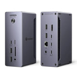 UGREEN Revodok Max 213 Thunderbolt 4 Dock, 13 - in - 1 40Gbps Docking Station with Dual 4K@60Hz or Single 8K Display, 90W Charging for Laptop, 2.5GbE, SD/TF 4.0 for MacBook Windows PC Laptops and More (25054) - Ugreen India