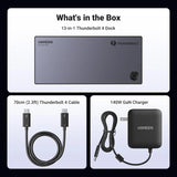 UGREEN Revodok Max 313 Thunderbolt 4 Dock, 13 - in - 1 40Gbps Docking Station Triple 4K@60Hz or Single 8K Display with HDMI 2.1, DP 1.4, Gigabit Ethernet, SD/TF 4.0, 60W PD Power for MacBook, Laptops (25085) - Ugreen India