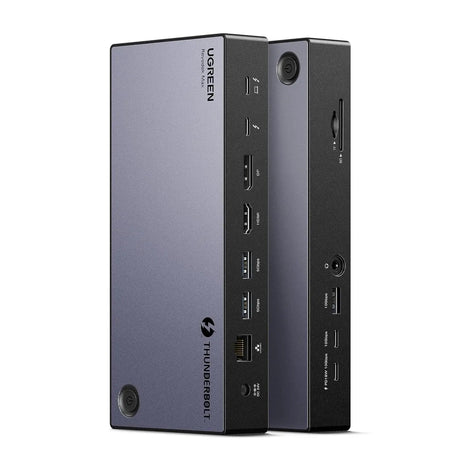 UGREEN Revodok Max 313 Thunderbolt 4 Dock, 13 - in - 1 40Gbps Docking Station Triple 4K@60Hz or Single 8K Display with HDMI 2.1, DP 1.4, Gigabit Ethernet, SD/TF 4.0, 60W PD Power for MacBook, Laptops (25085) - Ugreen India