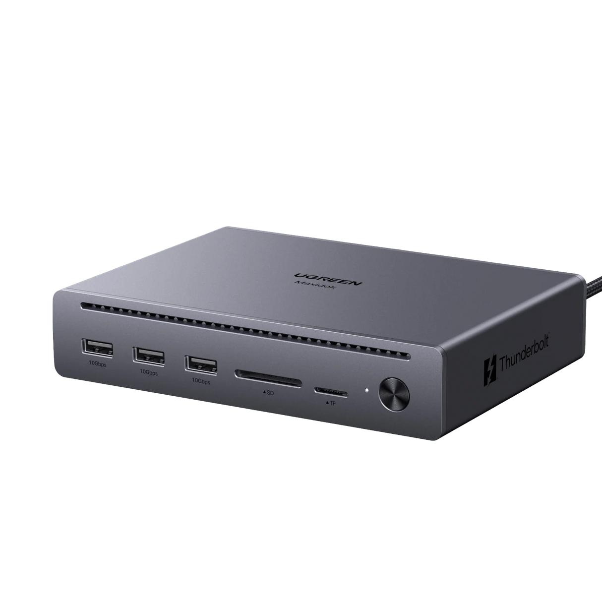 UGREEN Revodok Maxidok 10-in-1 Thunderbolt™ 5 Docking Station with Gigabit Ethernet – Dual 6K/8K Display for Mac & Windows (75795F)